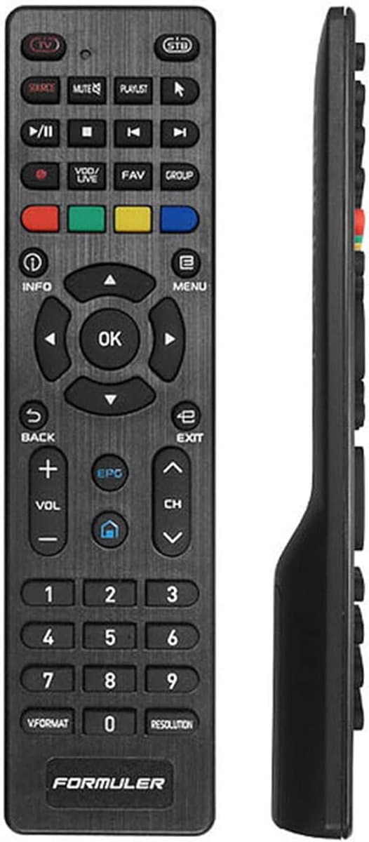Afstandsbediening - Set-top box controller - Zenderkeuze - Infrarood connectiviteit - 14 cm - Zwart