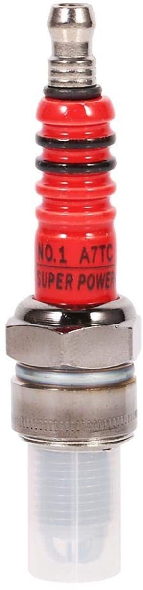 Dailygoody - GY6 3 elektrode bougie - Verbeter brandstofefficiëntie - Geschikt voor bromfiets en scooter - 10 mm draaddiameter - Hex-maat ...