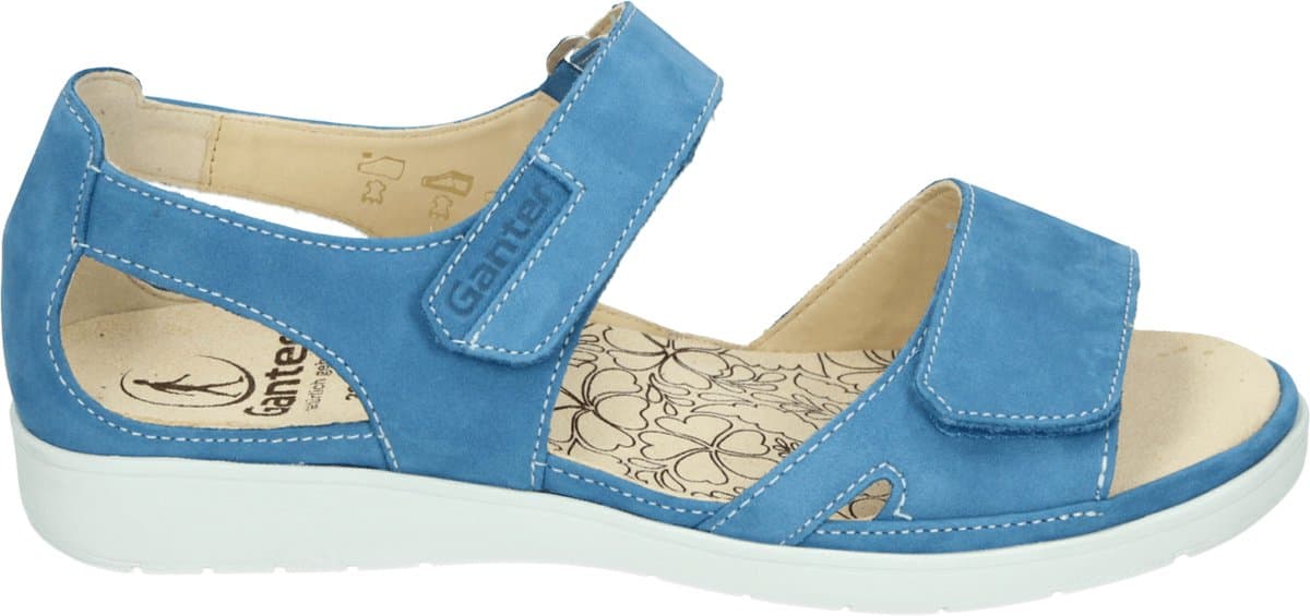 Ganter - 200142 - Dames slippers - Kleur: Blauw - Maat: 36