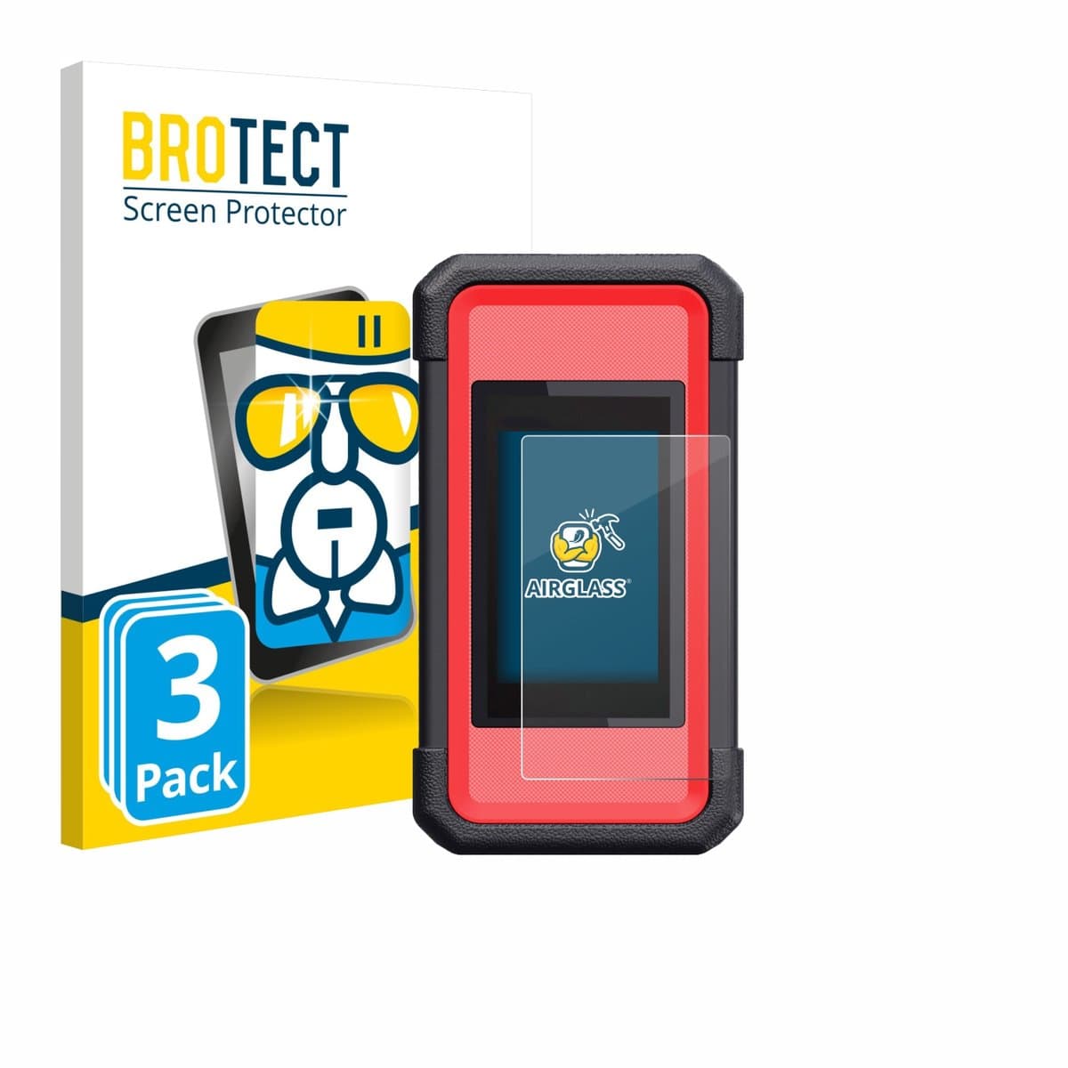 Screenprotector 3 Stuks voor Launch X431 SmartLink C V2.0 Beschermglas transparant