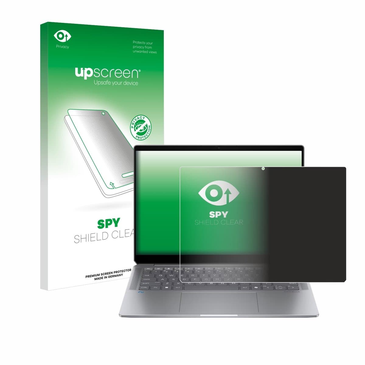 upscreen - privacy screenprotector voor HP OmniBook Ultra Laptop 14-fd - Folie Beschermfolie Blauwlichtfilter