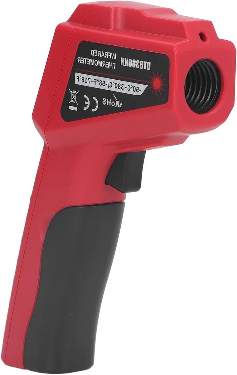 Infrarood handthermometer voor koelkast met LCD-scherm - Achtergrondverlichting - Uitschakeling - Batterij-indicator - Nauwkeurige temperatuurmeting