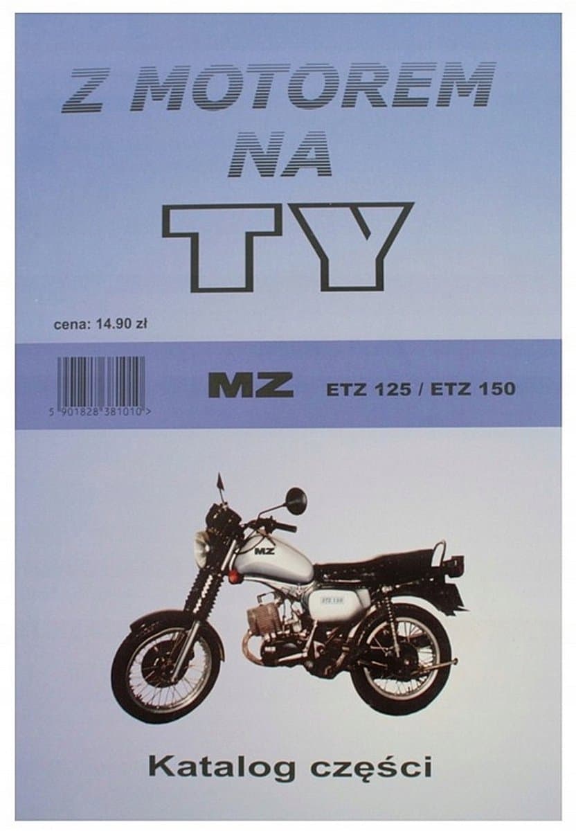MZ ETZ 125 150 - Onderdelen Catalogus - 56 Pagina's - Handleiding