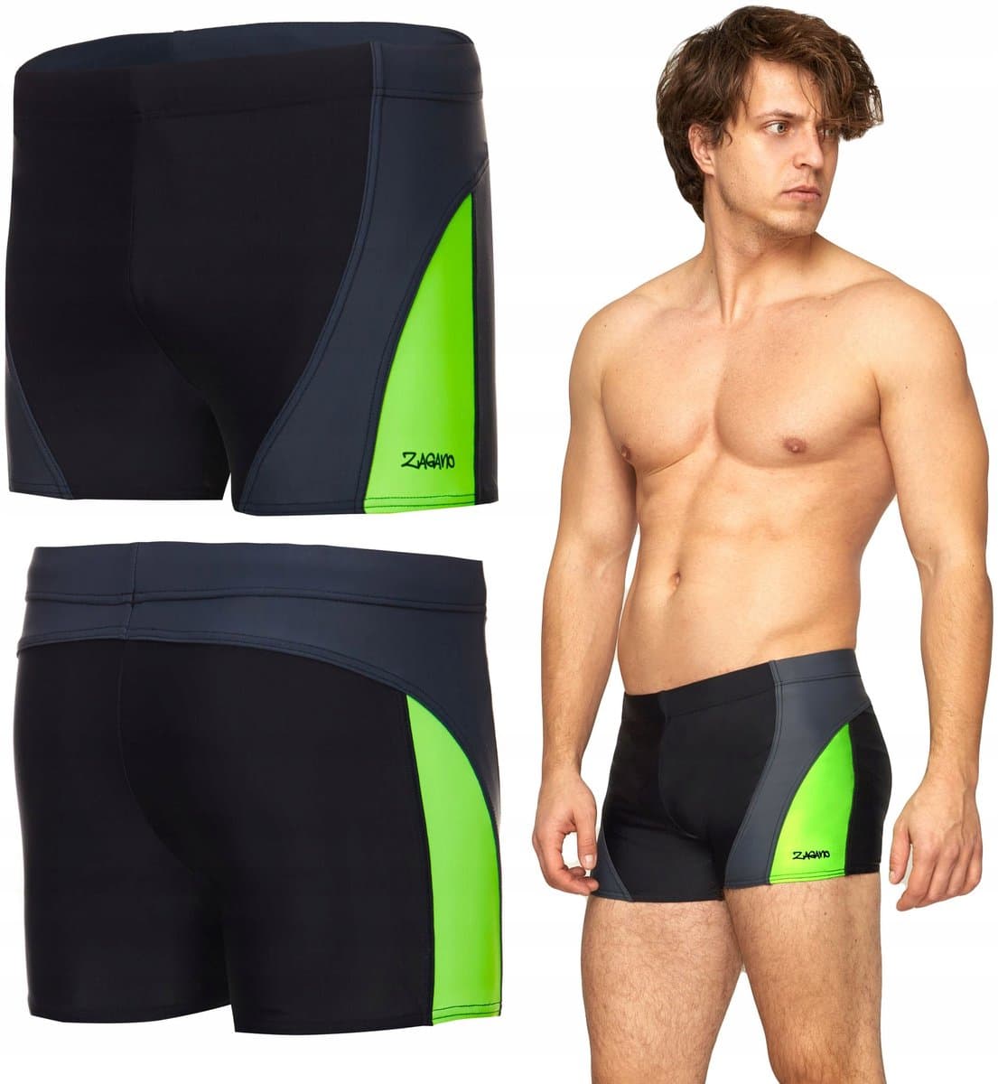 ZAGANO - Zwembroek heren - 3XL - Korte zwembroek heren - Sport zwembroek - zwembroek voor het zwembad