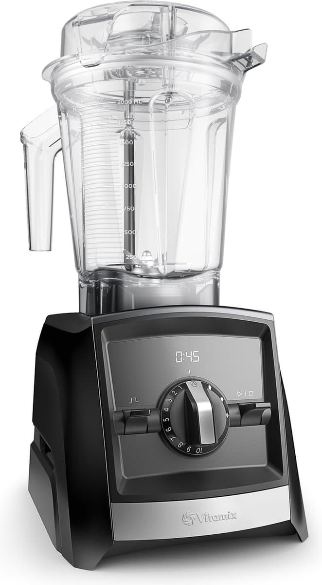 Vitamix A2500i Ascent - high performance blender - 3 programma's - 2.2 PK motor - 2 liter kan - 10 jaar garantie - zwart