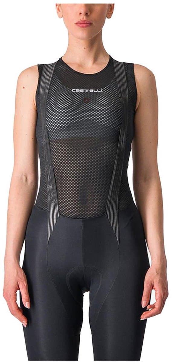 Castelli Pro Mesh Mouwloos Basislaag Zwart S Vrouw