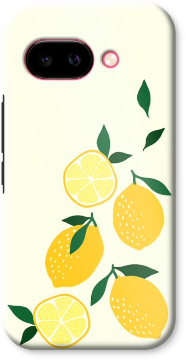 Case Company® - Hoesje geschikt voor Google Pixel 9A hoesje - You're my lemon - Tough Case - Maximale Bescherming alle Kanten en Schermrand