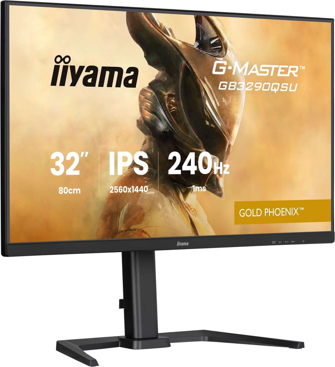 iiyama G-Master GB3290QSU-B1 Gold Phoenix - 32 inch - QHD - IPS - 240 Hz - Verstelbaar