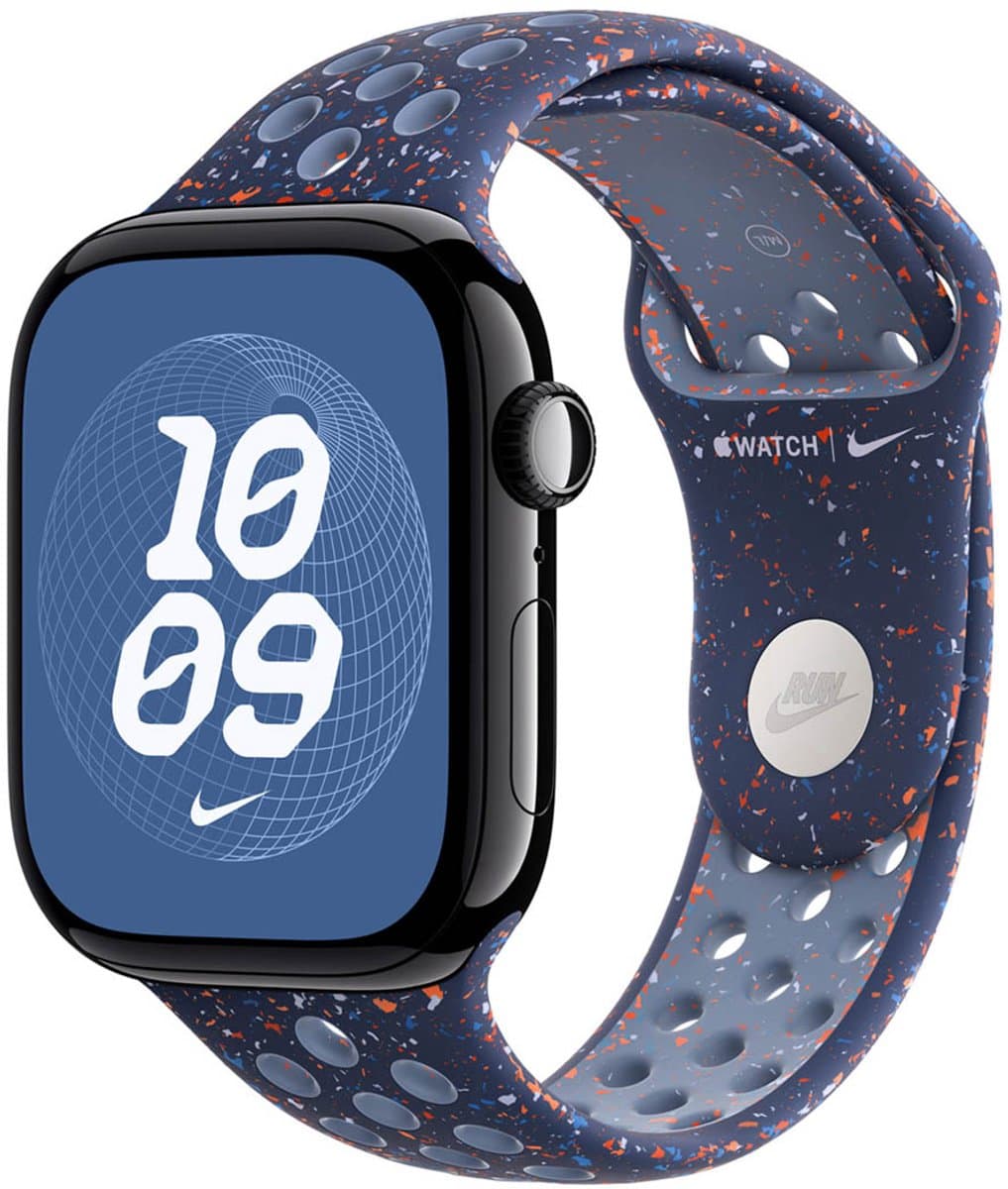 Apple Sport Band voor de Apple Watch Series 1 - 9 / SE (38/40/41 mm) - Maat M/L - Blue Ribbon