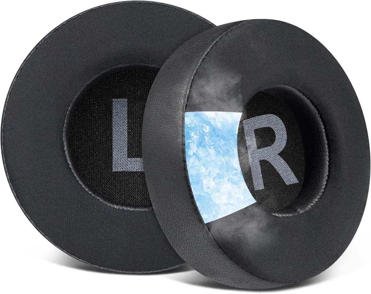 Koelgel Oorkussens voor Hoofdtelefoons - Geluidsisolerende Earpads Cushions met Ademend Stof
