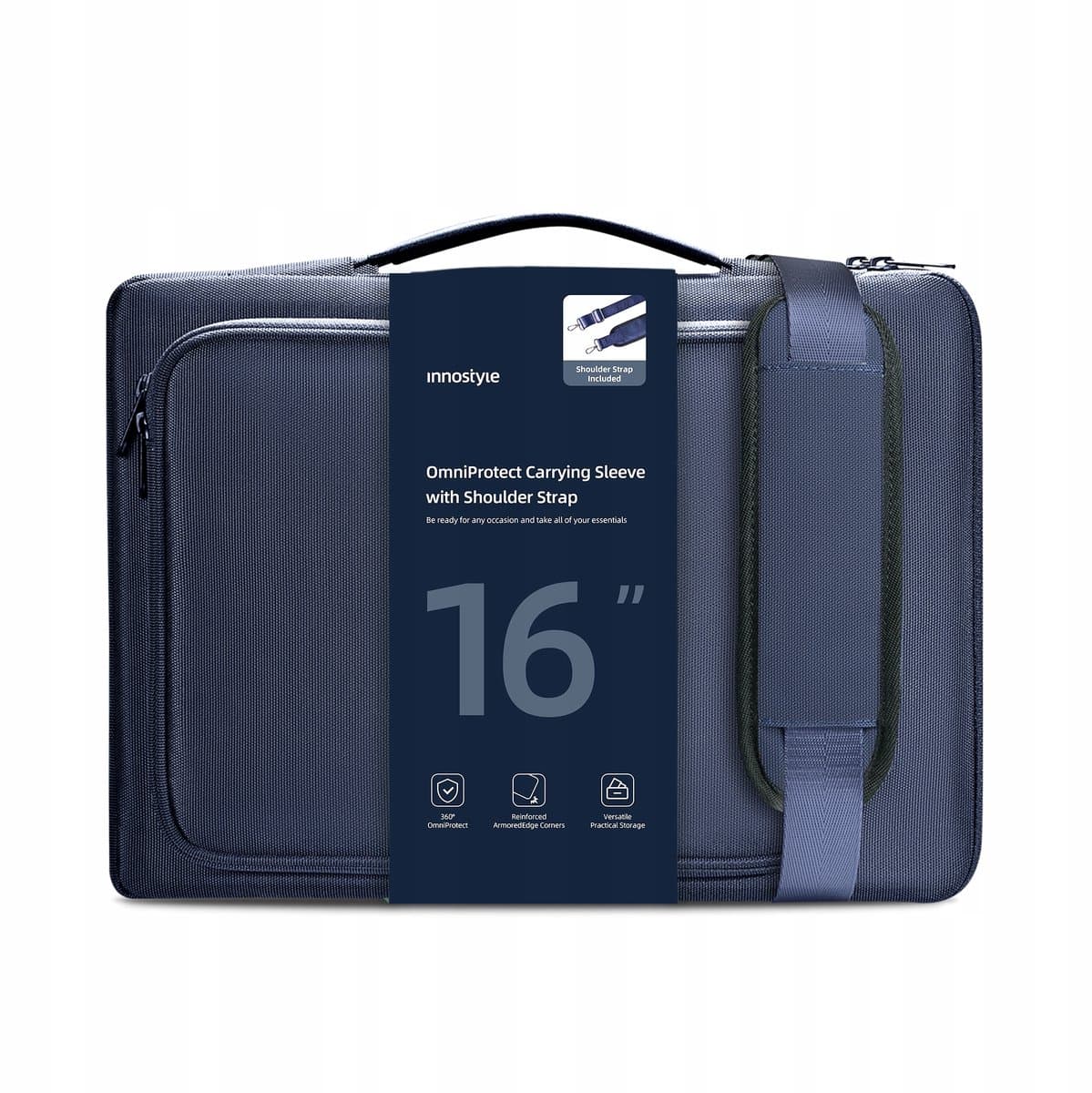 Innostyle Laptoptas 15 6 16 Waterdichte Hoes Omniprotect Riem