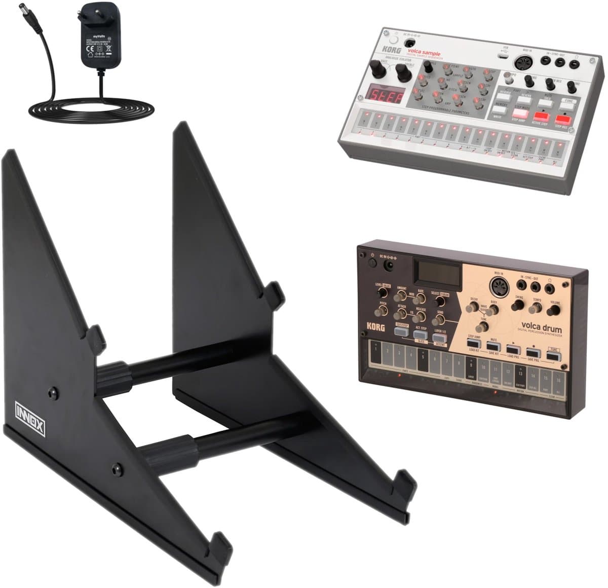 Innox SynthStand 01 Korg Volca Drum + Sample 2 set
