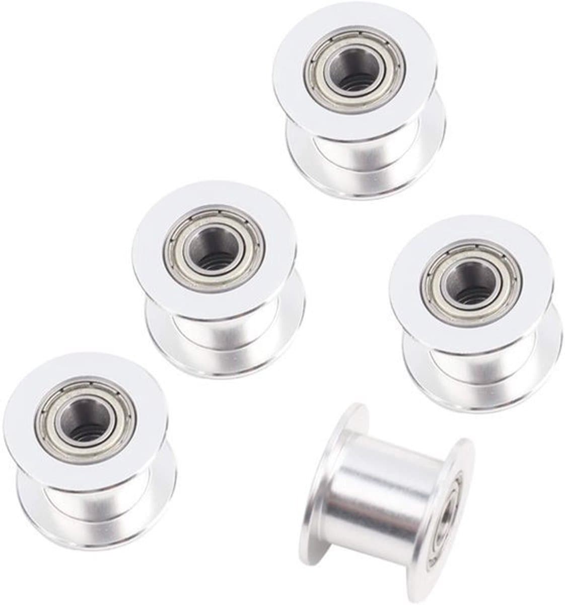5st Gladde GT2 Idler Pulley - 20 Tandeloze - 10mm Breedte voor 3D-printer