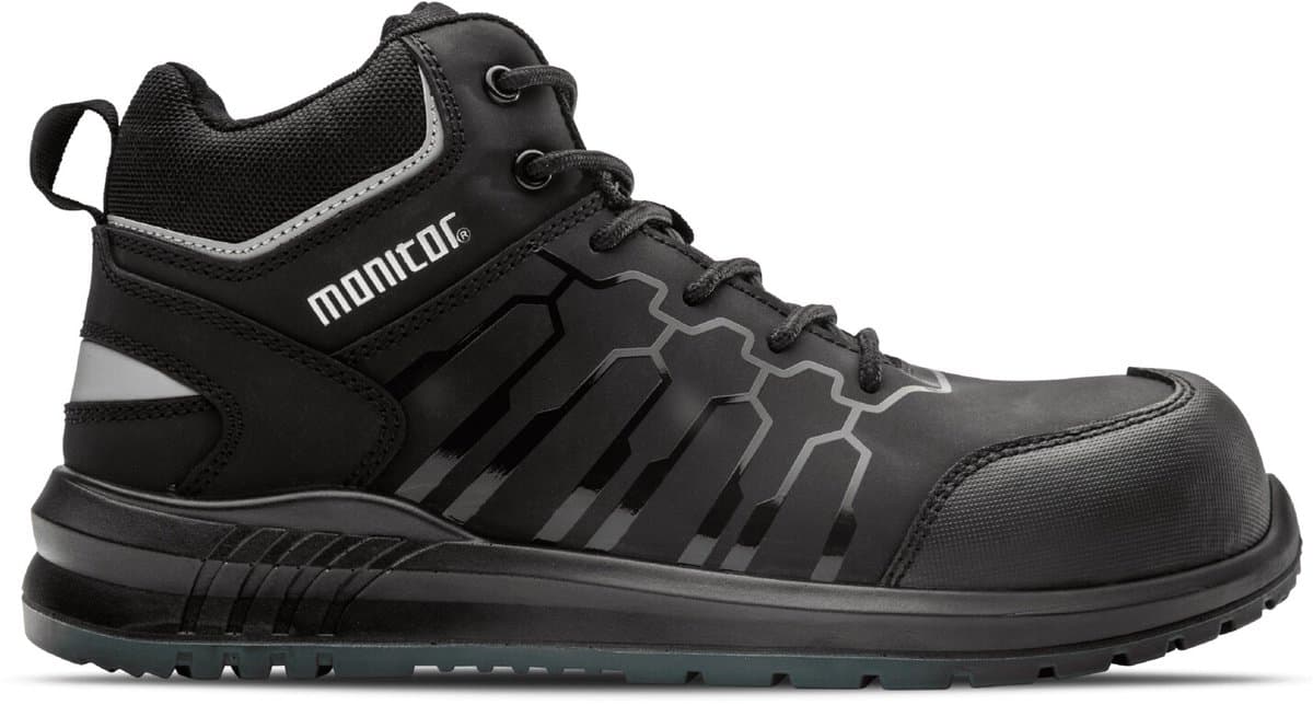 Monitor Hybrid Hoog S3 Maat 45 Zwart Werkschoenen Unisex