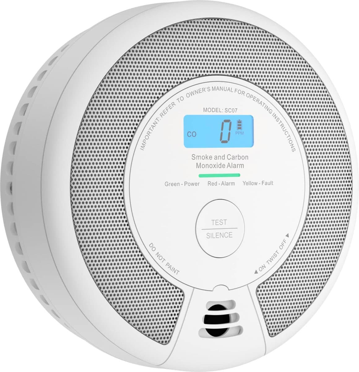 X-Sense SC07 Combimelder - Rook en koolmonoxide - 10 Jaar batterij en 360° sensor - Rookmelder en koolmonoxidemelder - Rook én CO melder