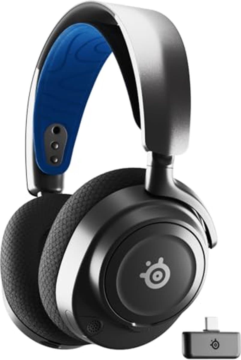 Draadloze Gaming Headset voor Multiplatform - 38 Uur Batterijduur en Kristalhelder Geluid