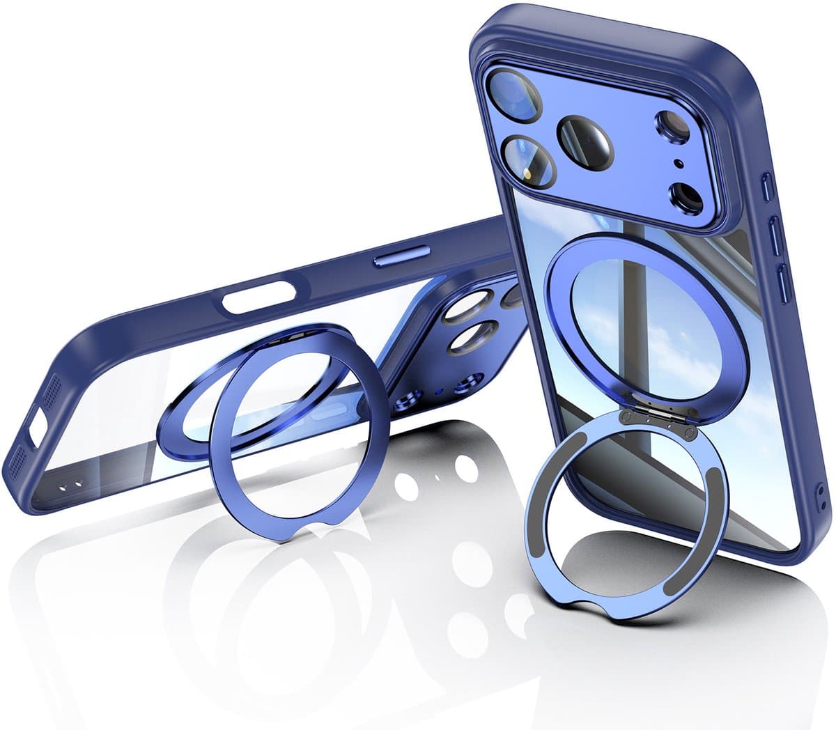 MagSafe-hoesje - iPhone-hoesje - Compatibel met iphone17 Air-hoesje - blauw