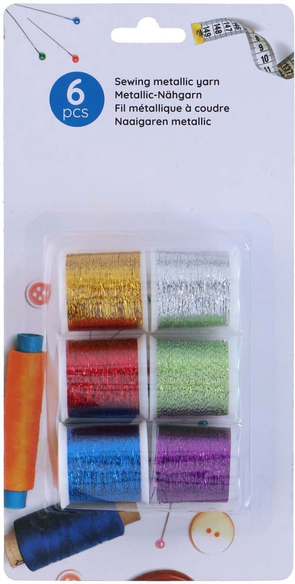 Naaigaren Metallic, 6st.