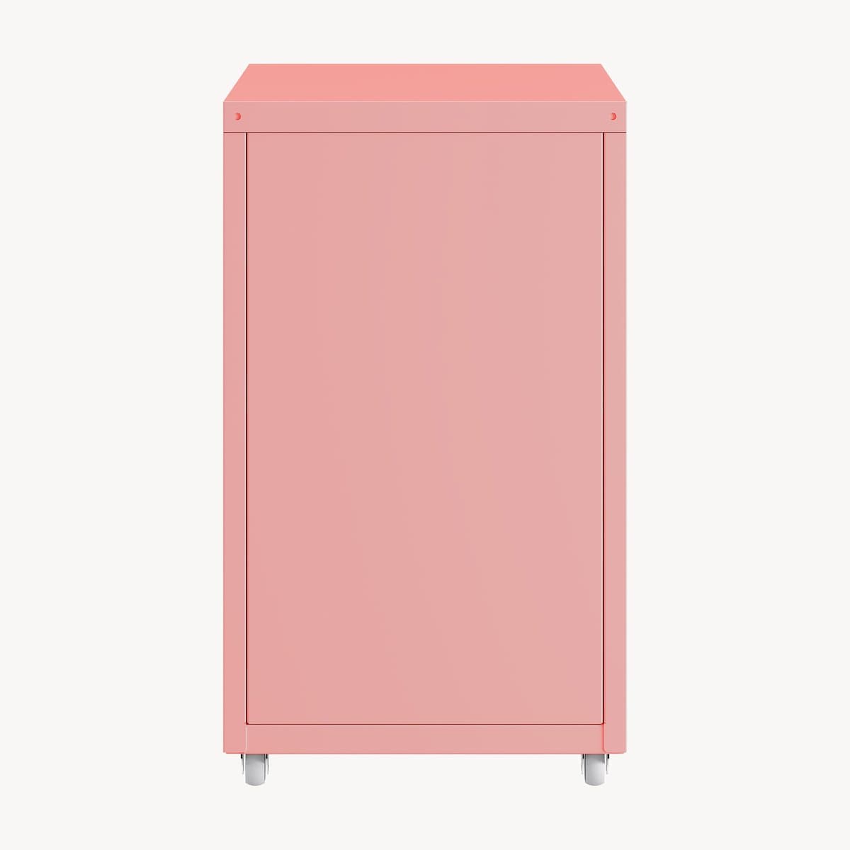 Kantoorkast Kökar op wielen 48x28x41 cm roze [en.casa]