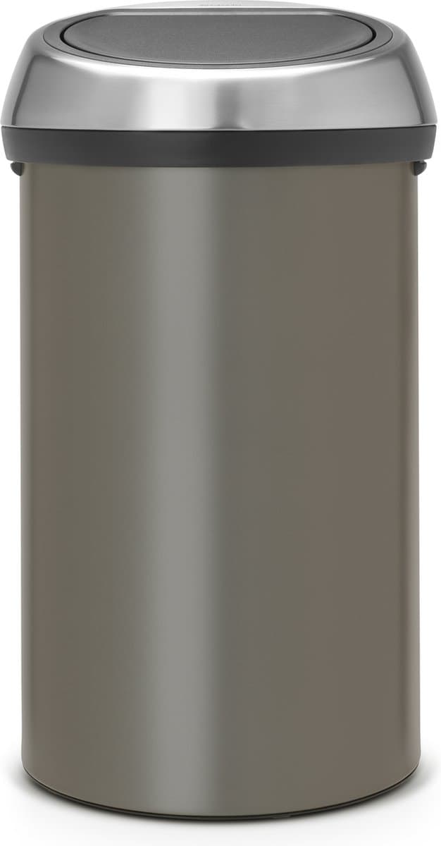 Brabantia Touch Bin 60 Liter Platinum