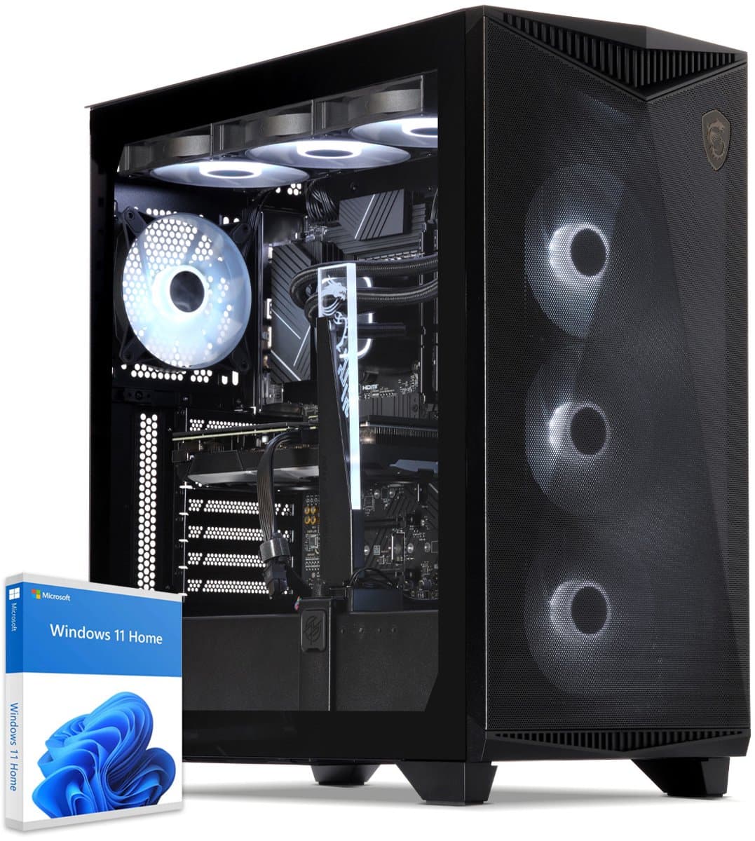 Sedatech Advanced Gaming PC Waterkoeling ATX ARGB • AMD Ryzen 9 7900X 12x 4.7GHz • Geforce RTX5060 • 32Gb DDR5 • 2Tb SSD M.2 • WiFi • Bluetooth, USB C • Windows 11 • Desktop computer