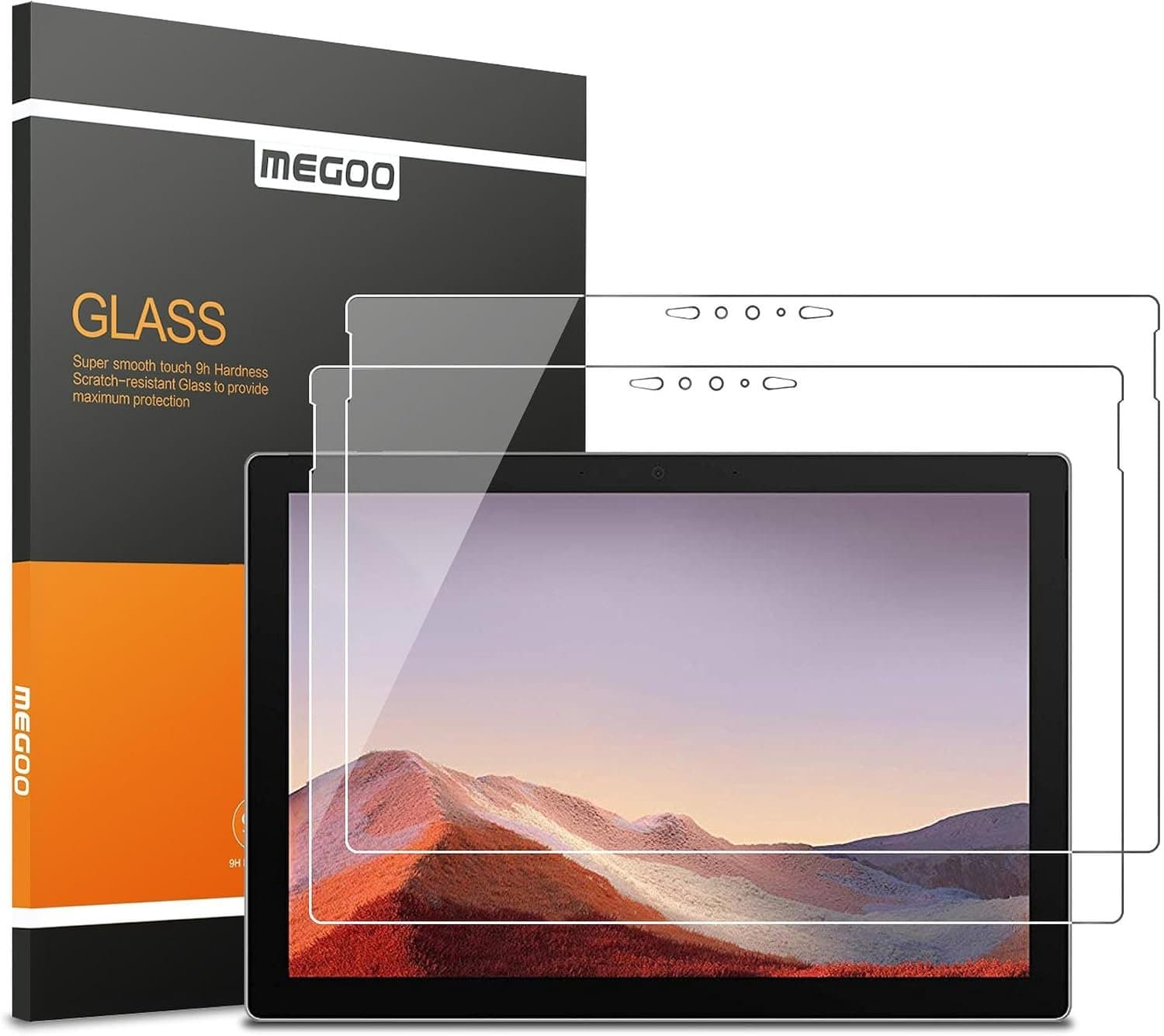 2x Screenprotector voor Surface Pro 7/7 Plus (12.3") - HD Glas