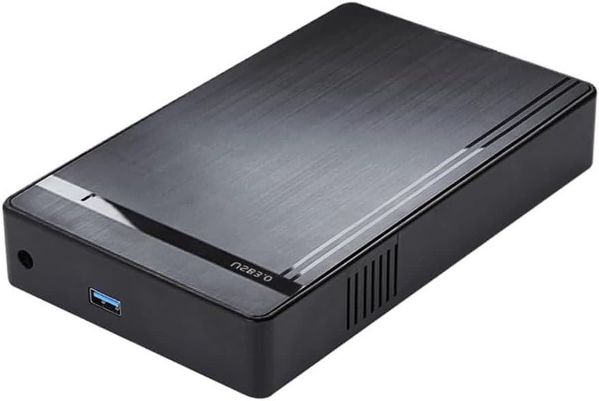 Externe Harde Schijf Behuizing - Hdd Enclosure - Data Opslag - Snelle Data Overdracht - 3.5 Inch - Zwart