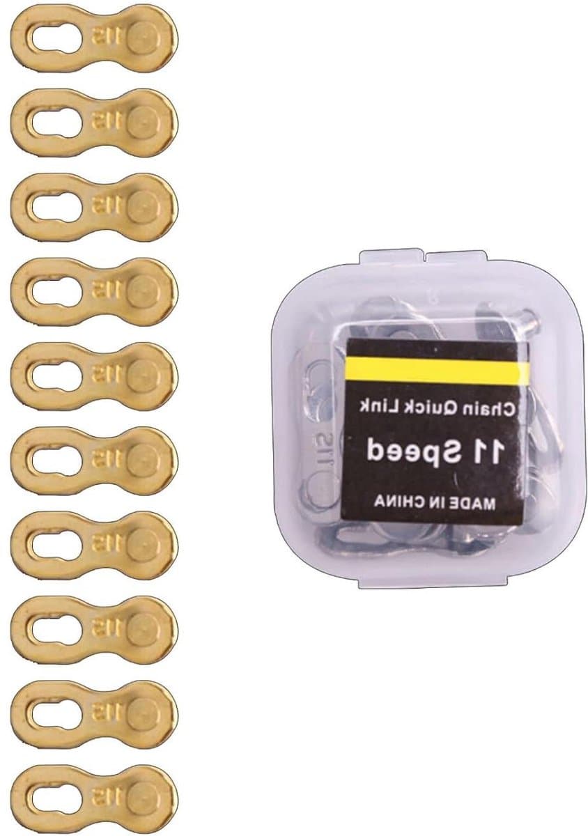 Fietskettingen Schakels - Ketting Connectoren - Fiets Onderhoud - Universele Snelkoppeling - 10 stuks - Goud/Zilver