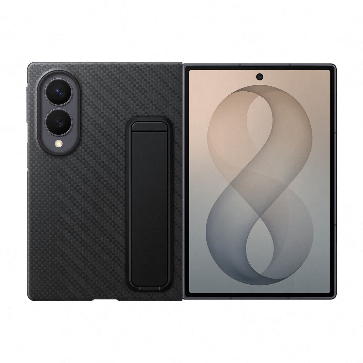 Samsung Galaxy Z Fold8 Hoesje - Silicone Magnet - Zwart