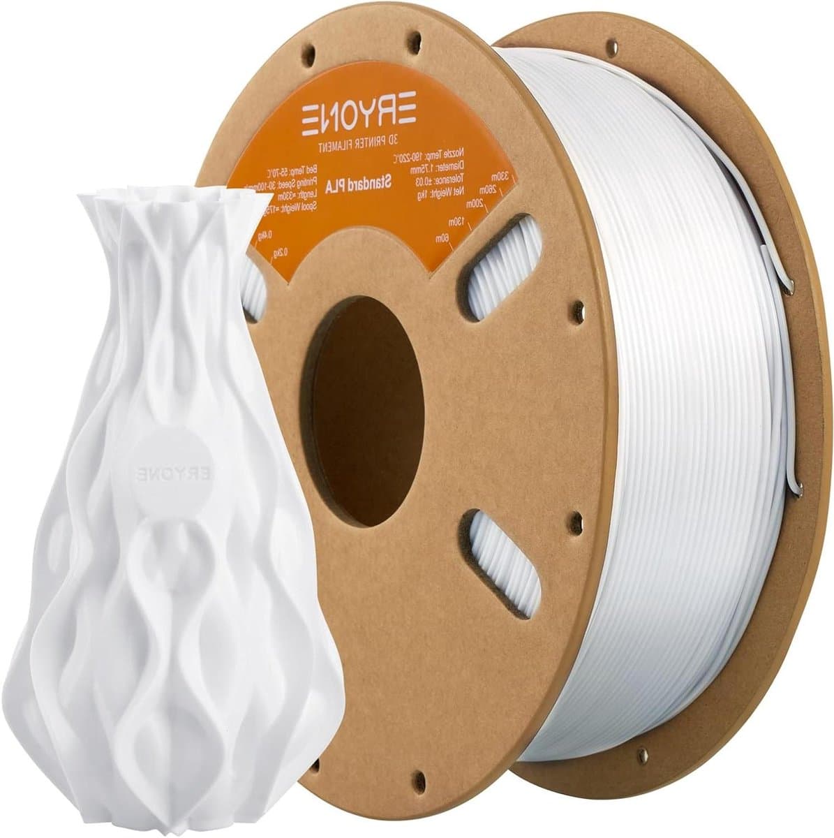PLA Filament - 3D Printer Draad - 3D Modellen Printen - Hoge Maatnauwkeurigheid - 1.75 mm - Koud Wit
