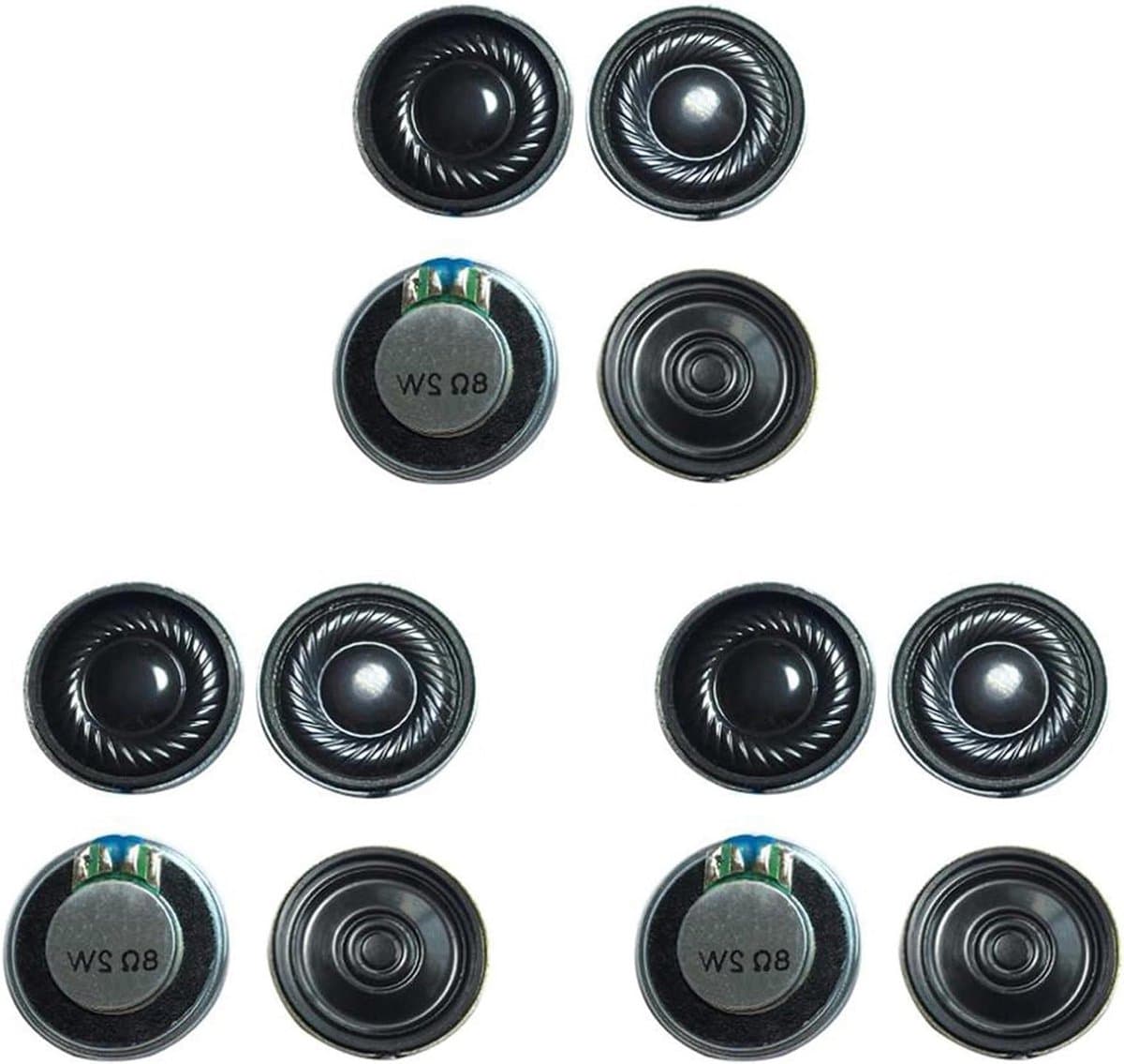 Elektronische Luidsprekers - Mini Speakers - Audiovisuele Apparaten - Hoge Gevoeligheid - 23 mm Diameter - Zwart