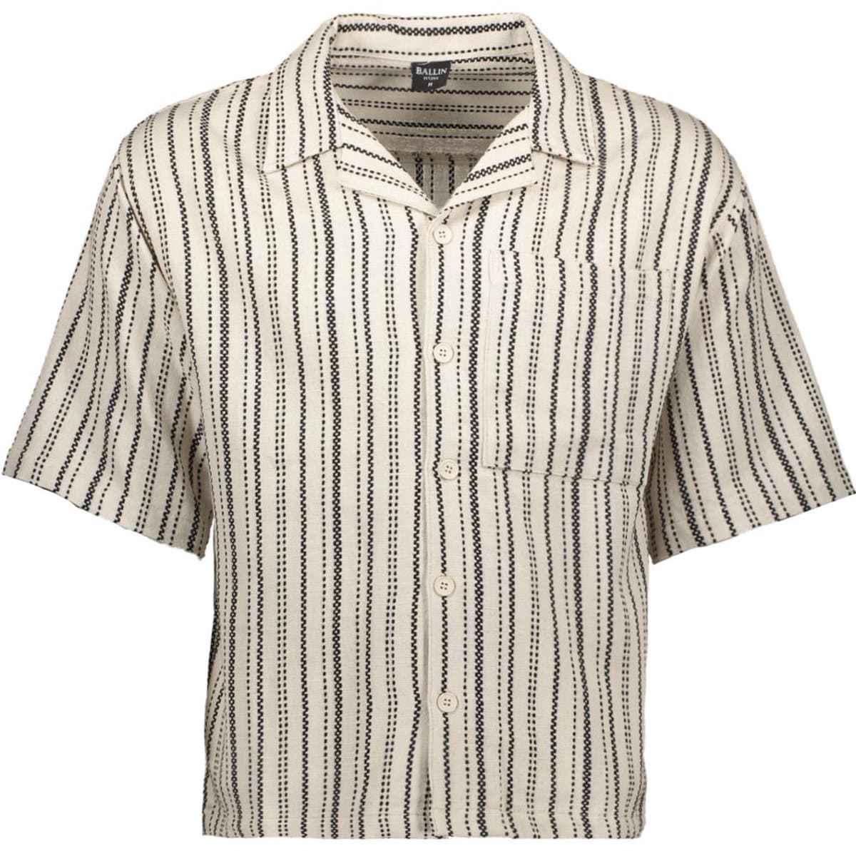 Ballin Overhemd Resort Top 2670 Off White Mannen Maat - XXL