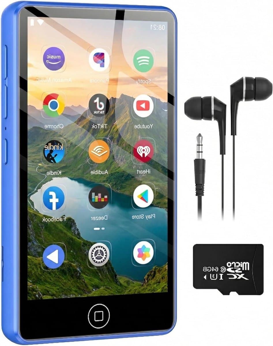MP3 Speler Bluetooth - FM-Radio - koptelefoon