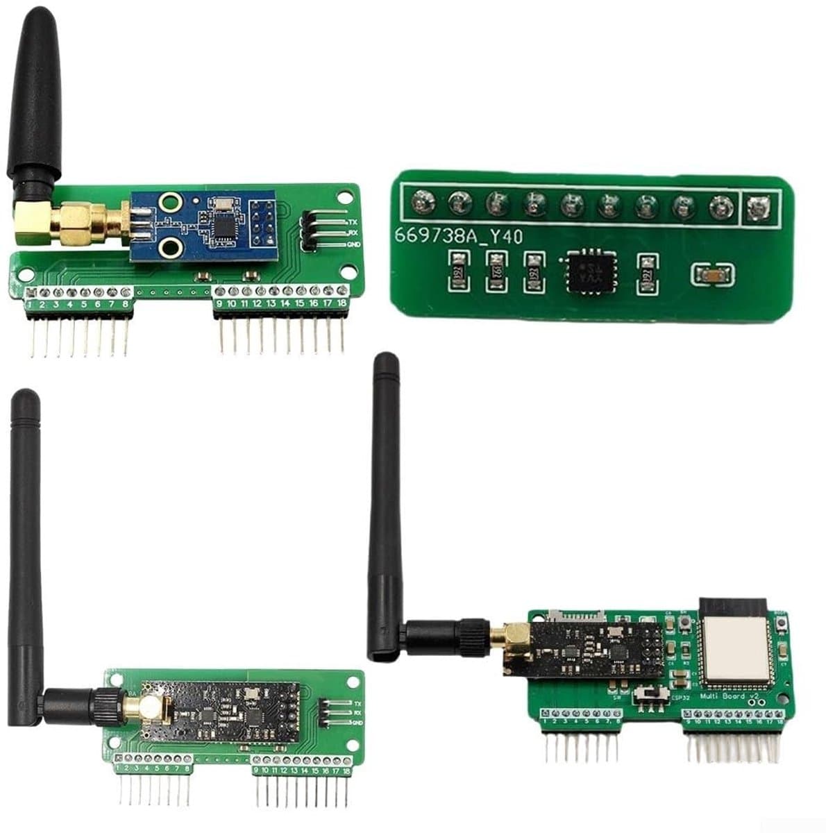 Allecto WiFi Multiboard - Ontwikkelbord NRF24+ESP32 - Duurzaam en betrouwbaar - 10 x 5 x 2 cm - CC1101 module - Geschikt voor Flipper Ze...