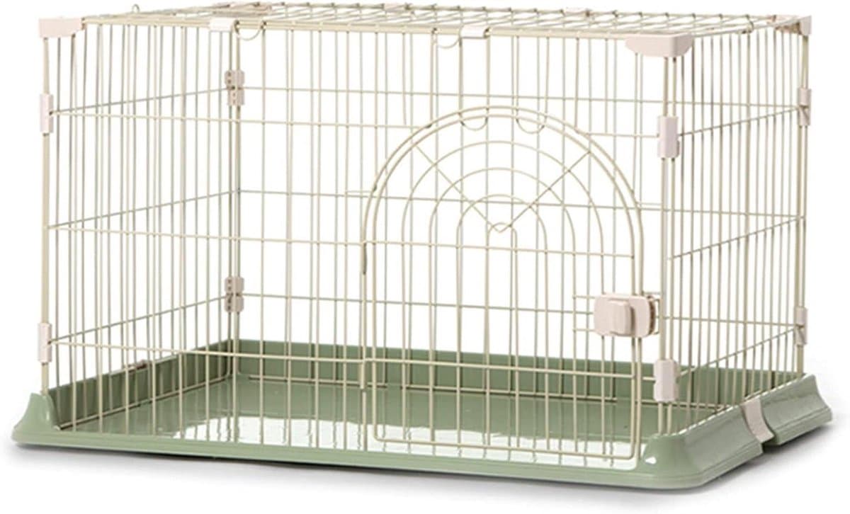 Kattenkooi - Ren Speelverblijf - Huisdieren Verblijf - Meerdere Toegangsdeuren - 100x65x175cm - Groen