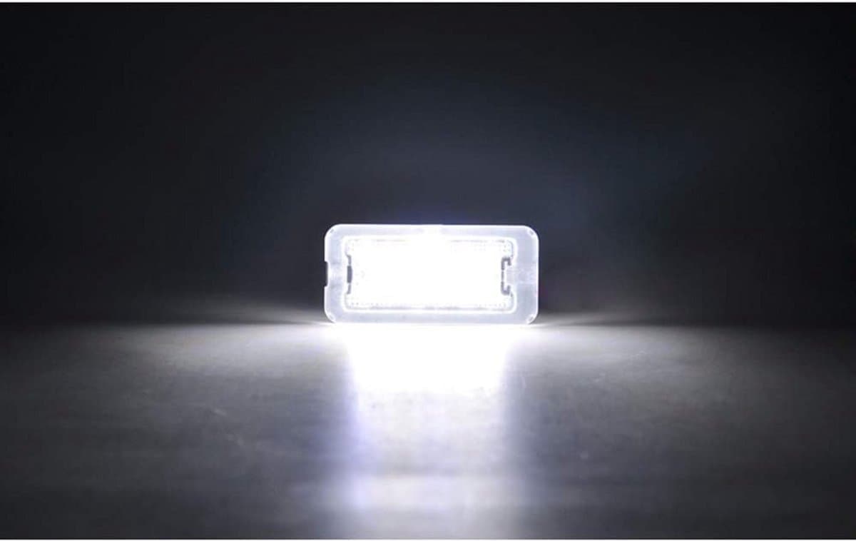 Kentekenplaatverlichting Set - LED Verlichting - Auto Verlichten - Canbus Controller - 12 Volt - Zwart