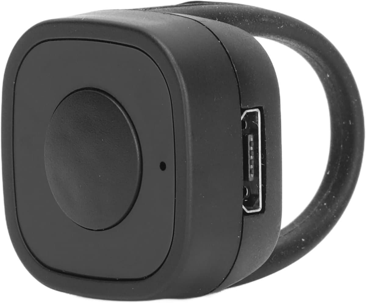 Draadloze Bluetooth Afstandsbediening voor Pagina Omzetten, Smartphone Camera Ontspanner en Scrolling Ring Clicker voor Telefoon en Tablet