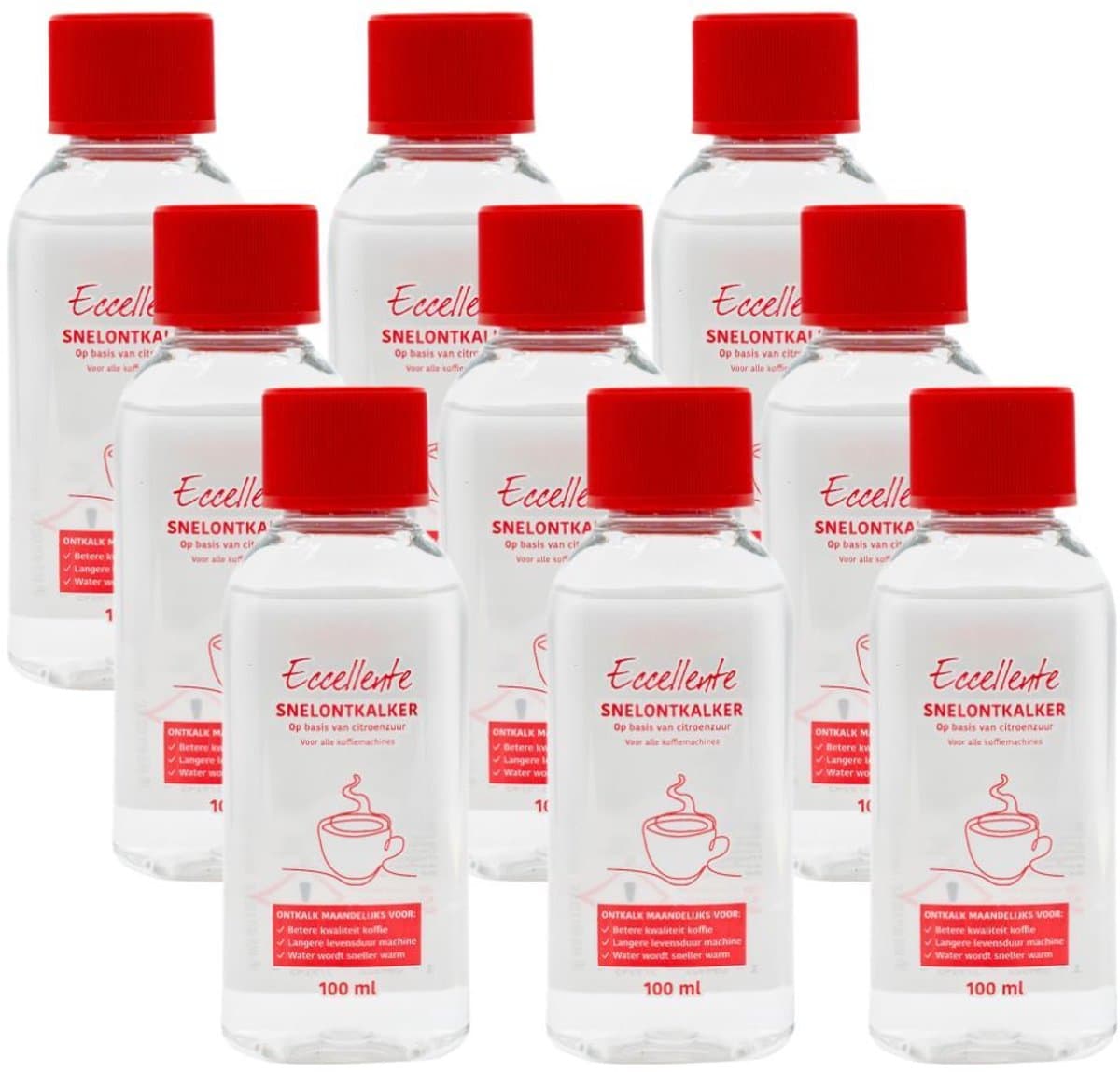 9x Eccellente Caffeo Anti Calc ontkalker voor Melitta - 9x ontkalken - voordeelverpakking voor Melitta volautomatische koffiemachines