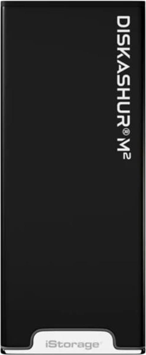 iStorage diskAshur M2 - externe harde schijf - M2 SSD - 240 GB - USB - 256-bit - Zwart