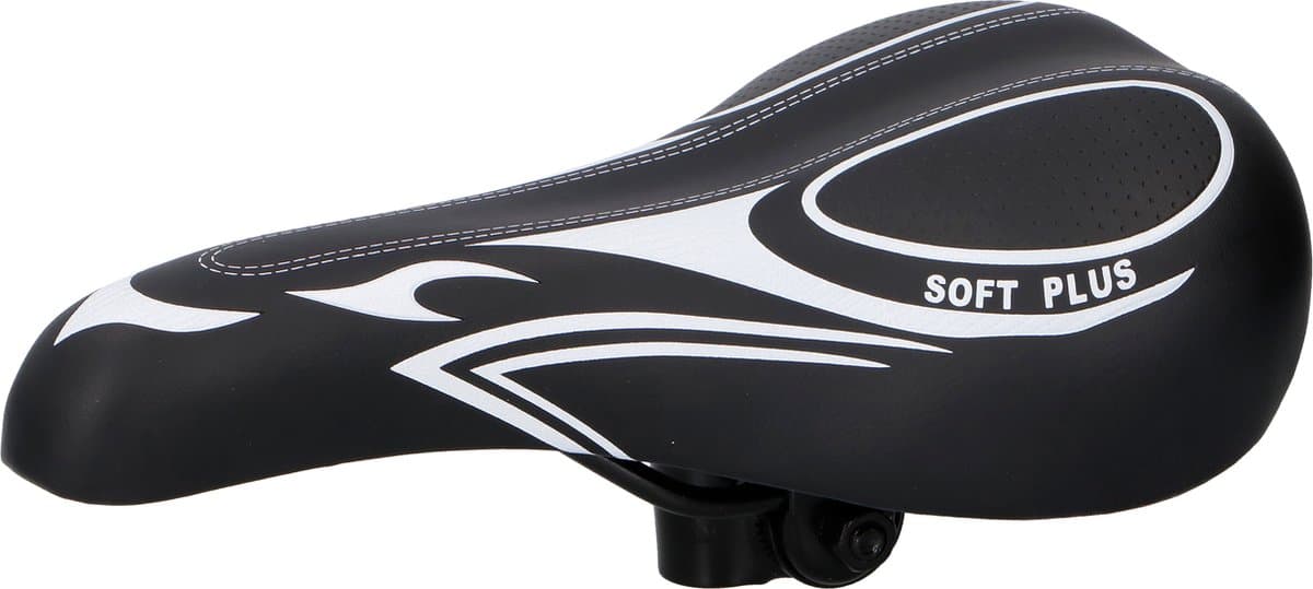 Dunlop MTB Fietszadel - Zwart, 27 x 16,5 cm
