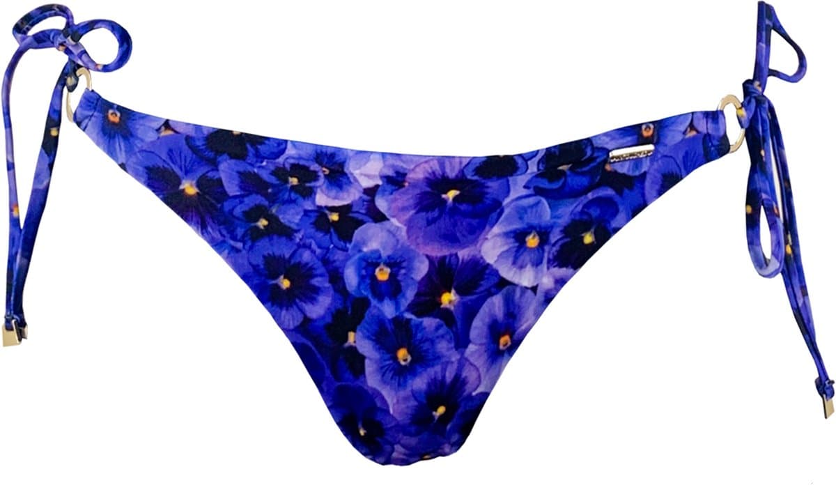 Untouched - Bikini bottom XS Viola Flower - Beachwear - Bikini bottom dames - Bikini dames - Strandkleding