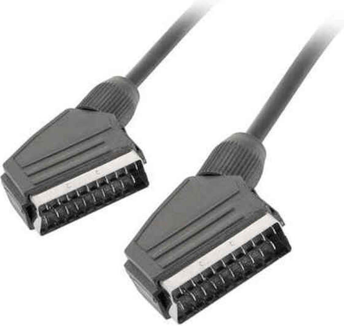 SCART Lead Lanberg CA-EUEU-10CC-0018-BK 1,8 m