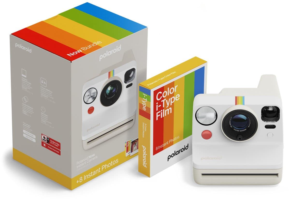 Polaroid Now 3 Wit + Color Film (8 stuks)