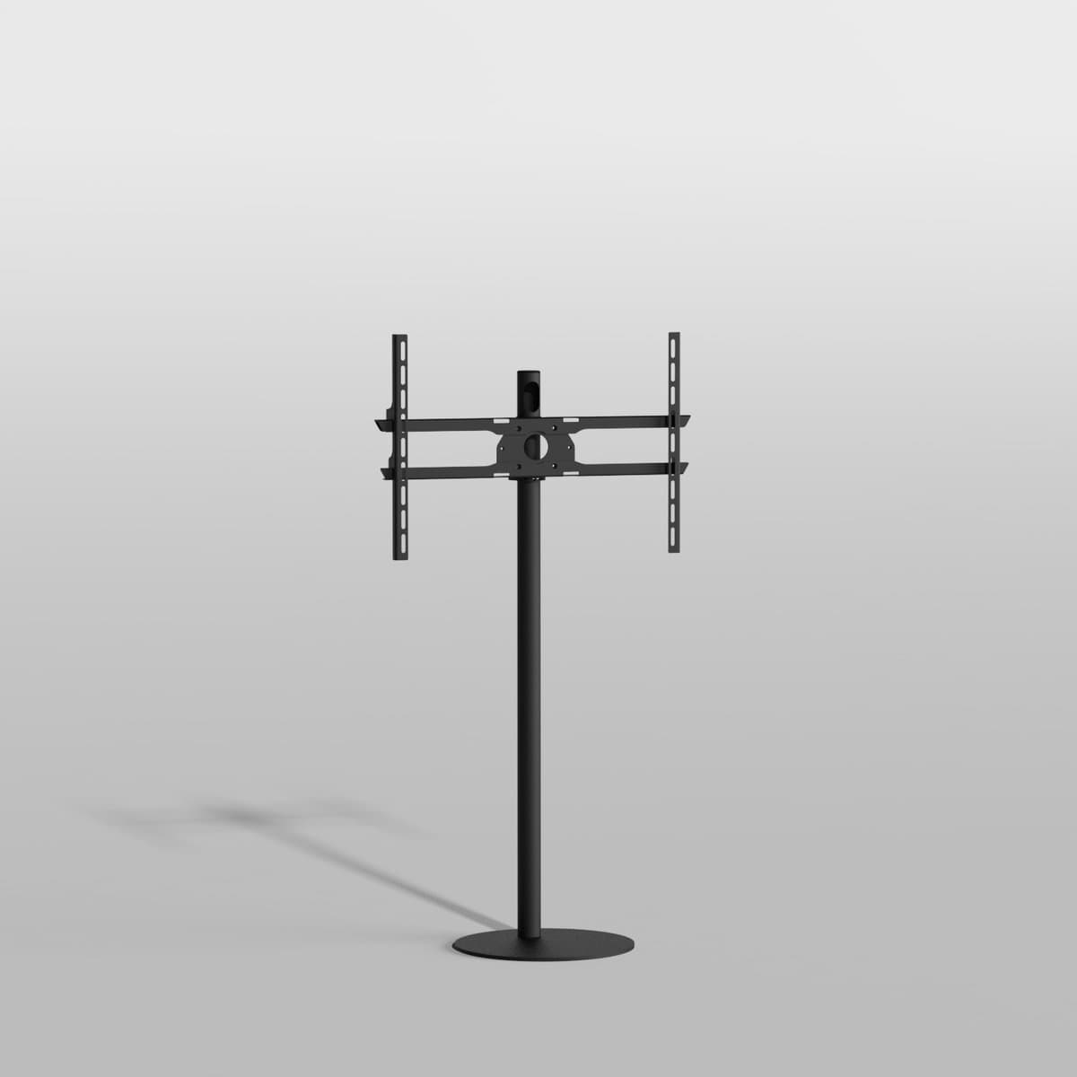 TV vloerstatief Gate 120 Design Tv standaard Trendy Zwart Staal 19-40” - VESA 600x400