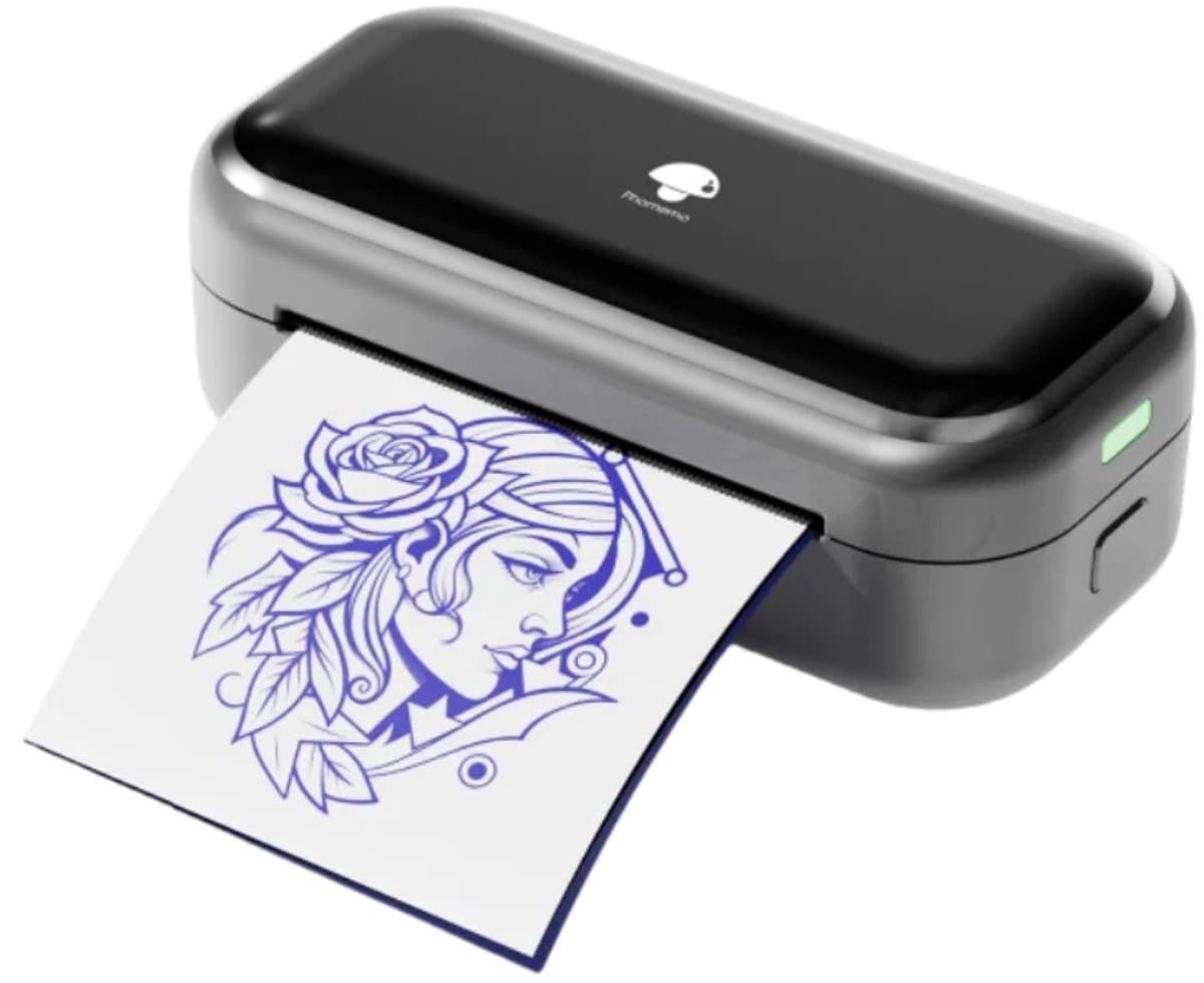 Phomemo - TP31 - Tattoo Stencil Printer – Bluetooth – Thermisch – Draadloos – Voor Tattoo Ontwerpen – iOS & Android - Met App