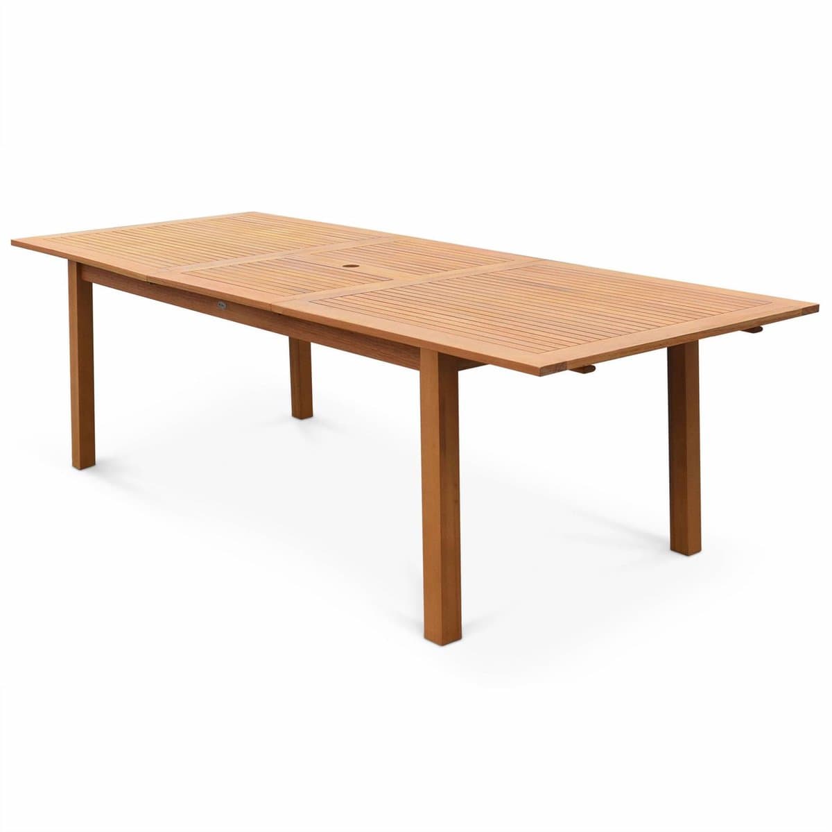 sweeek - Uitschuifbare houten tuintafel 180-240cm - almeria