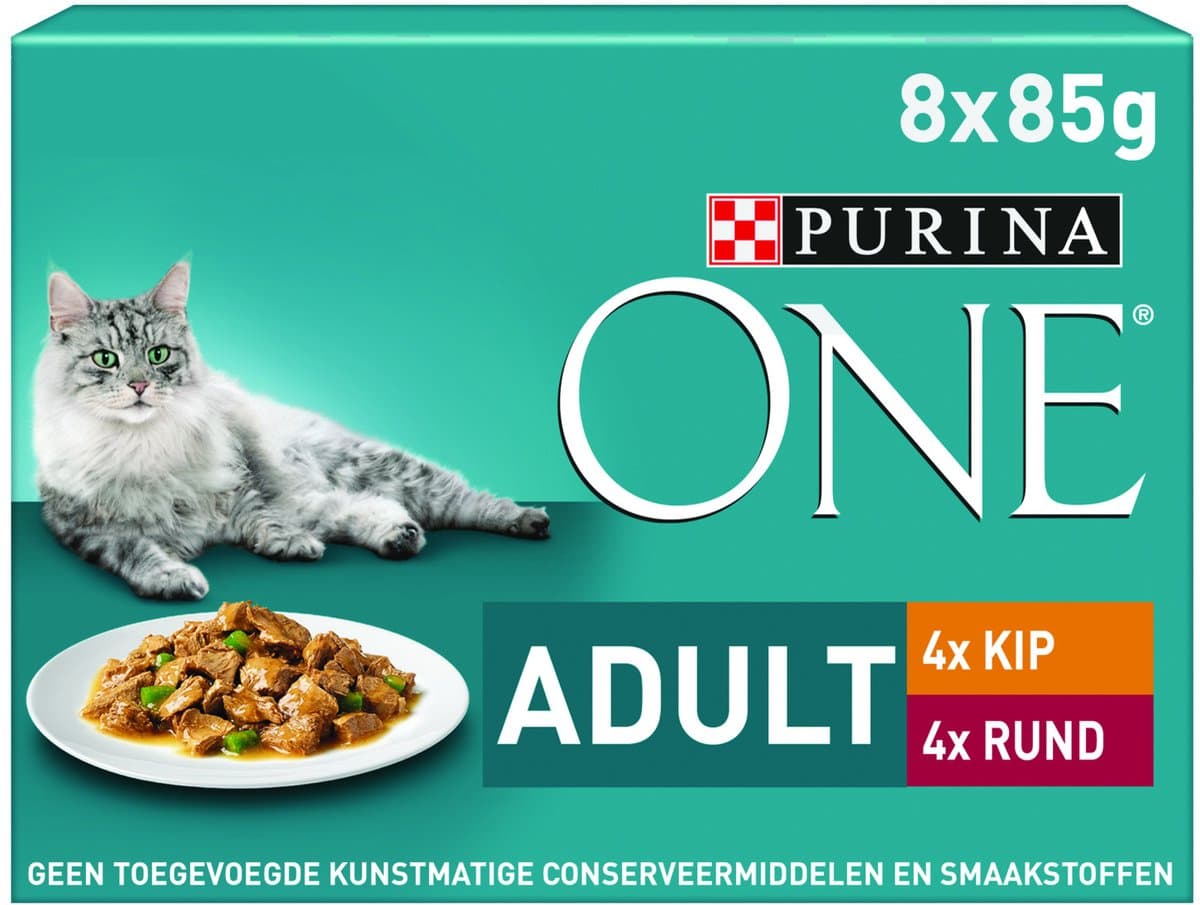 Purina ONE Reepjes Kip&Rund MP Verpakking