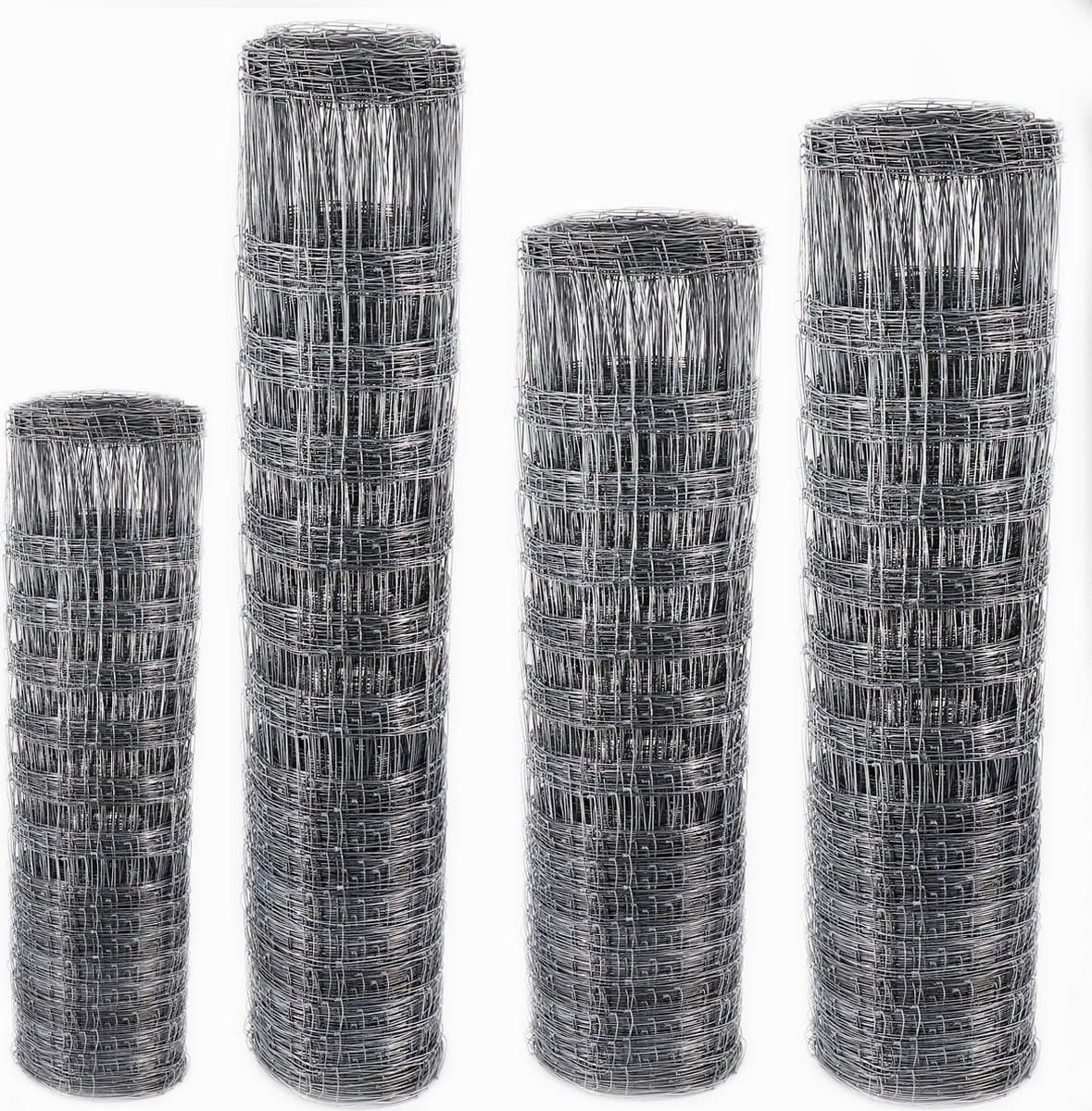250m wildhek, boshek, geknoopt draadgaas, weidehek, draadhek 100/8/15L