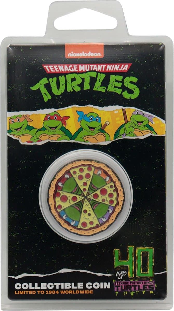FaNaTtik Teenage Mutant Ninja Turtles Collectable Coin 40th Anniversary Limited Edition Coins