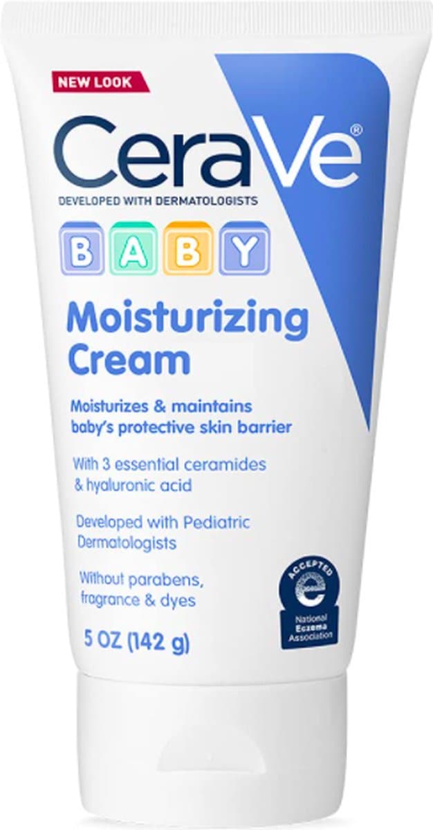 CeraVe Baby Crème - Zachte vochtinbrengende crème met hyaluronzuur - Parabenen en geurvrij - 142g